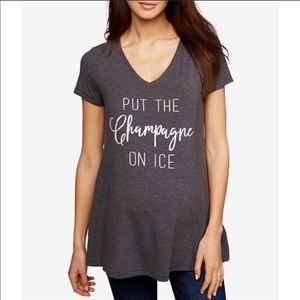 🌟 HOST PICK! 🌟 Put the 🍾 on ice maternity shirt